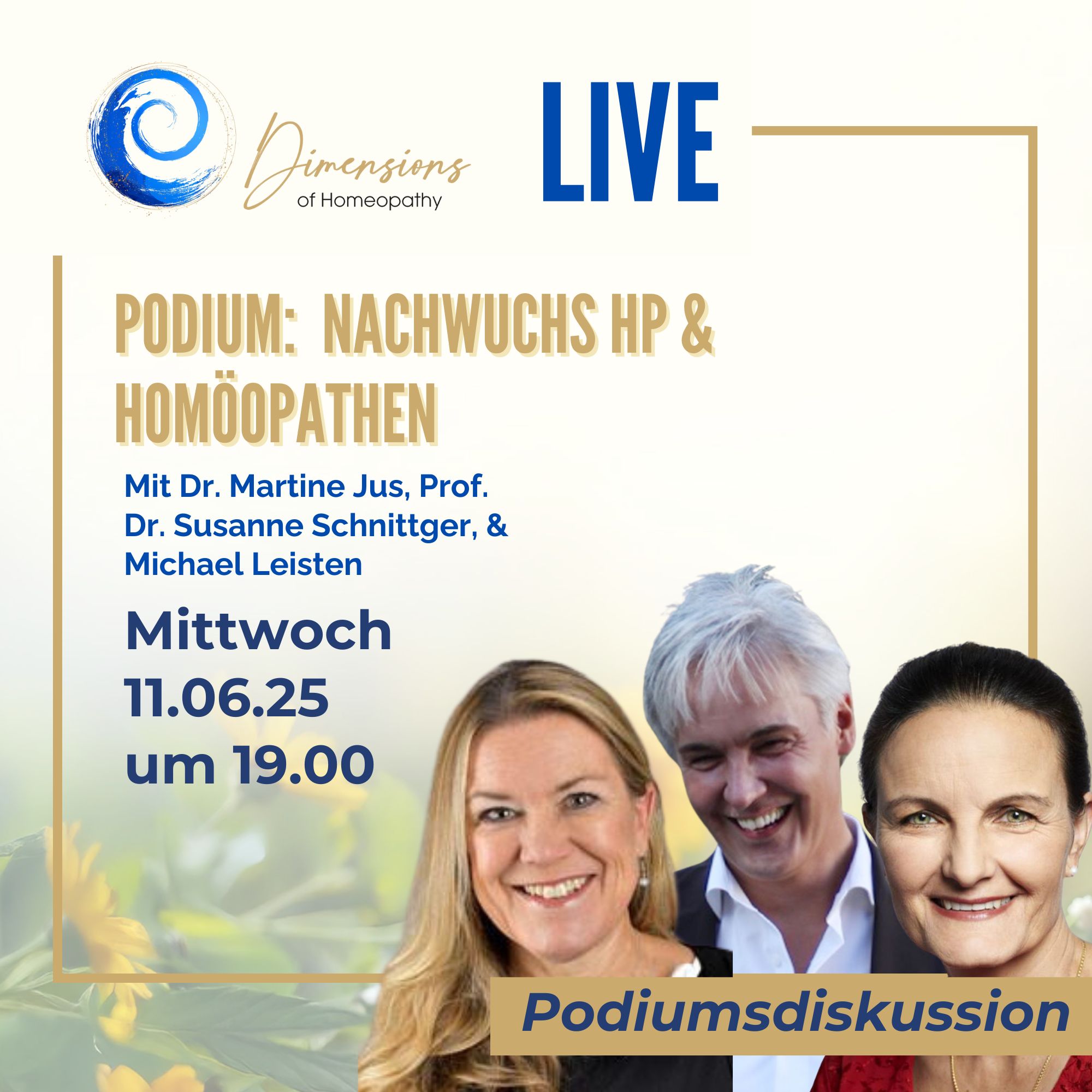 Speaker - Live: Nachwuchsförderung mit Martine Jus, Dr. Michael B. Leisten, Susanne Schnittger & Erika Rau