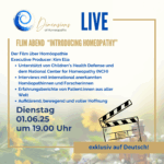 Live: Erlebe die Homöopathie, ein Film!
