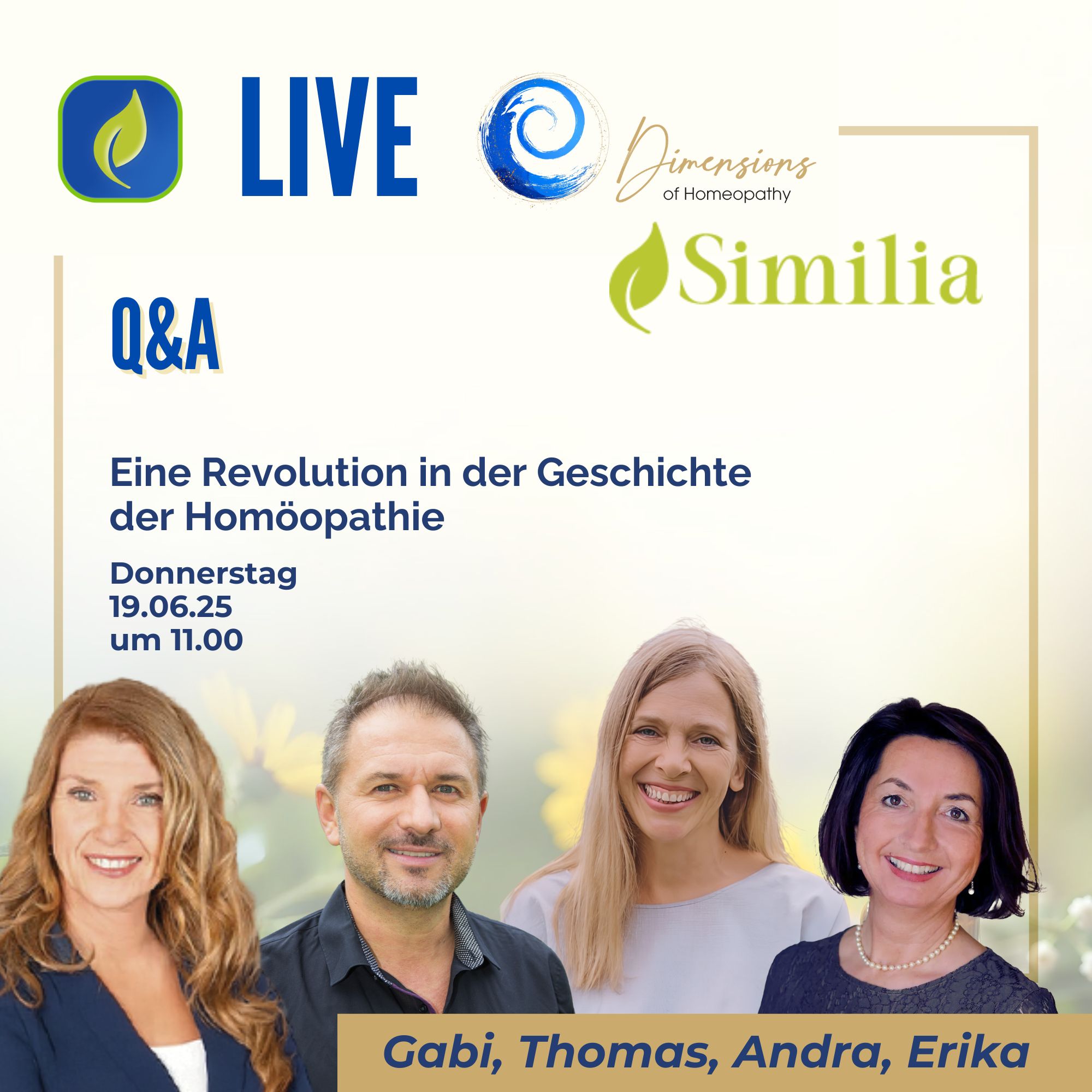 Speaker - Live - Weltpremiere: Similia stellt sich vor