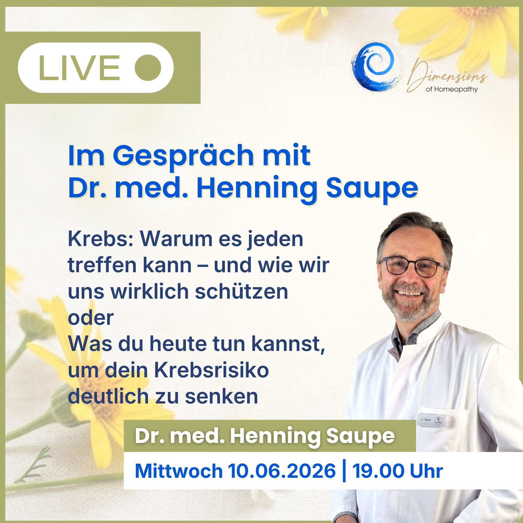 Speaker - Dr. med. Henning Saupe