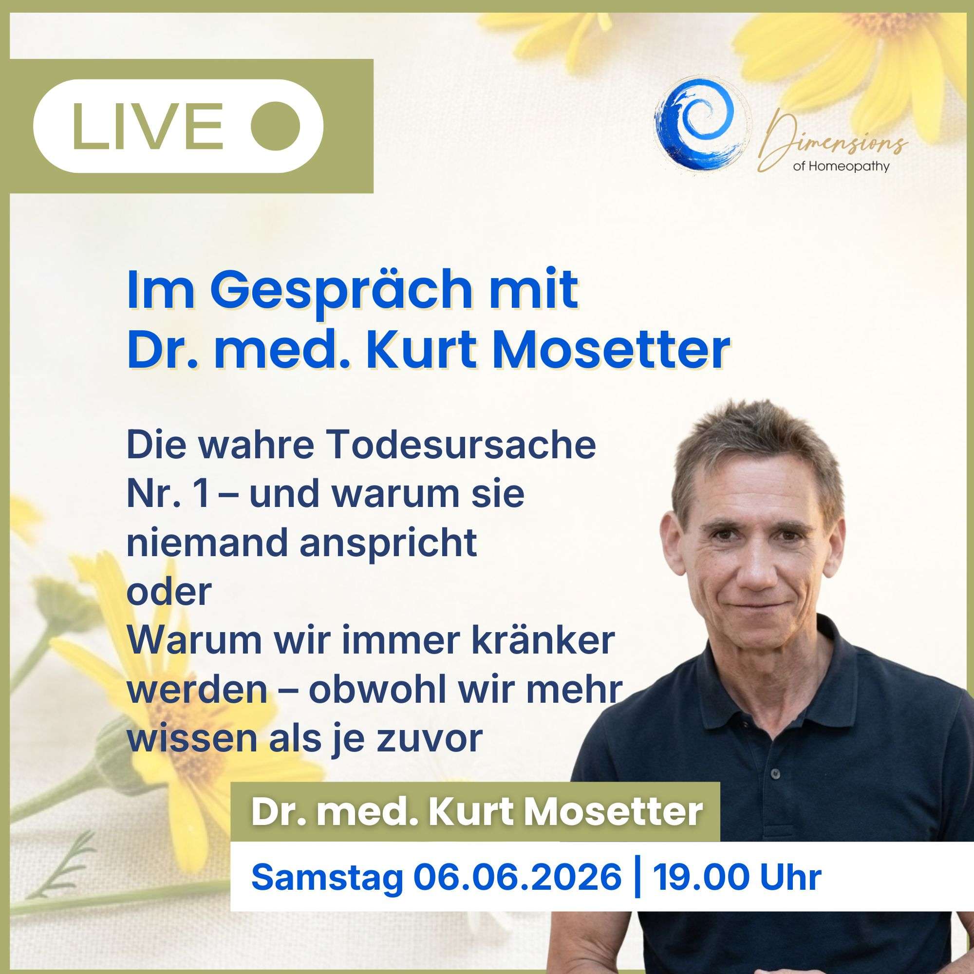 Speaker - Dr. med. Kurt Mosetter