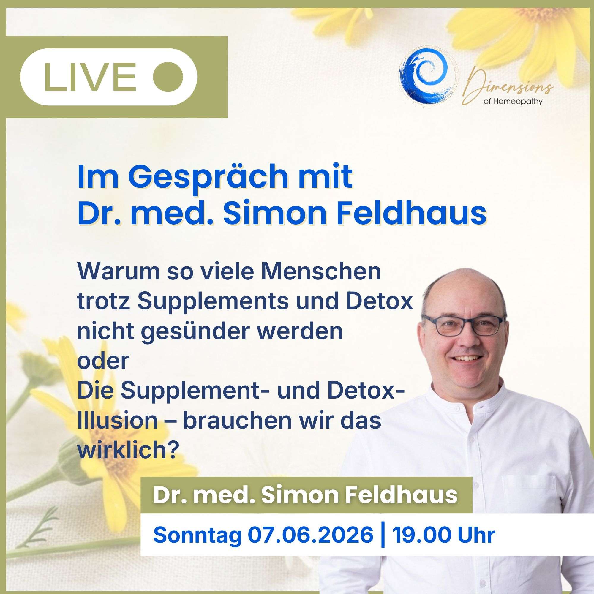 Speaker - Dr. med. Simon Feldhaus